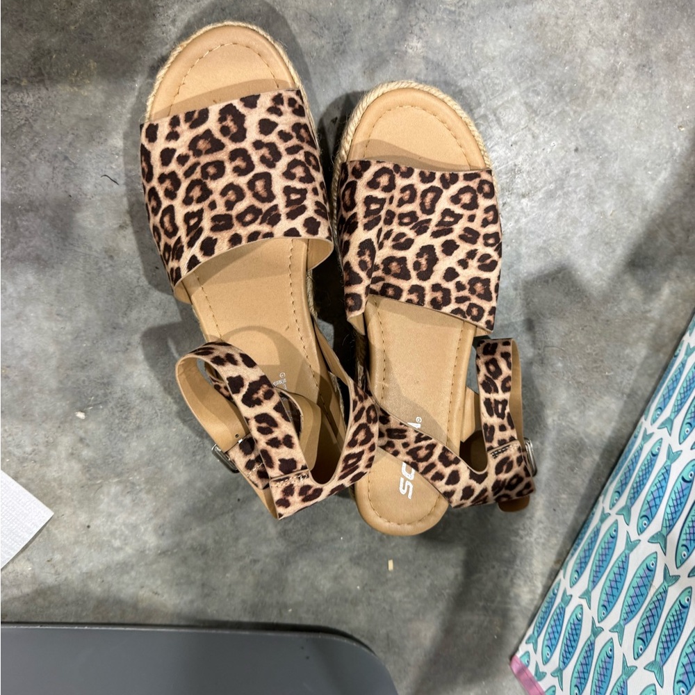 Leopard Print Women's Sandals